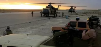 Hêzên Hevpeyman: Bi 14 mûşekan êrîş li ser hêzên Amerîkayê yên li binkeyê Eyn Esed pêkhat