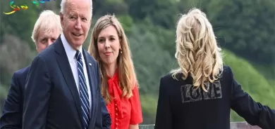 ركابەریی چاكێتی هاوسەرانی جۆ بایدن و دۆناڵد ترەمپ