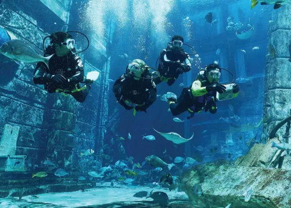 دۆزینەوەی شارێكی ژێر ئاوكەوتوو لە دوبەی