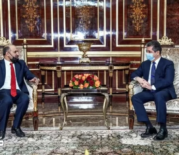 سەرۆکی حکومەتی هەرێمی کوردستان پێشوازی لە سەرۆکی بەرەی ئاشتی و ئازادی دەکات