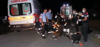 Li Wanê mînîbûsa koçberan wergeriya: 12 mirî, 20 birîndar