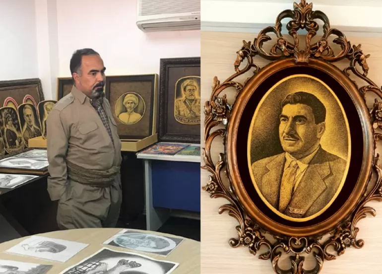 لە داردا،پۆترێتی خاڵكاری