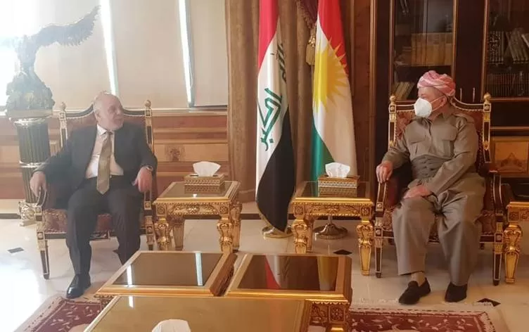 الرئيس بارزاني والعبادي يبحثان توحيد الجهود لخدمة المواطنين وإجراء الانتخابات المبكرة