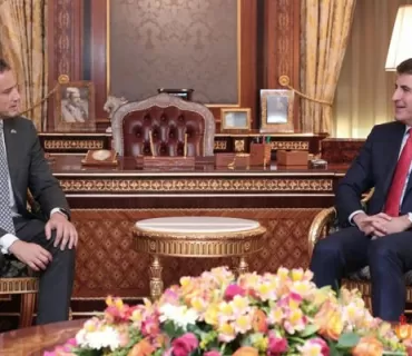 سەرۆکى هەرێمى کوردستان پێشوازى لە کونسولى تازەى ئەمەریکا کرد