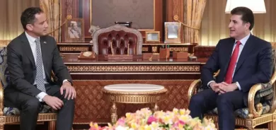 سەرۆکى هەرێمى کوردستان پێشوازى لە کونسولى تازەى ئەمەریکا کرد