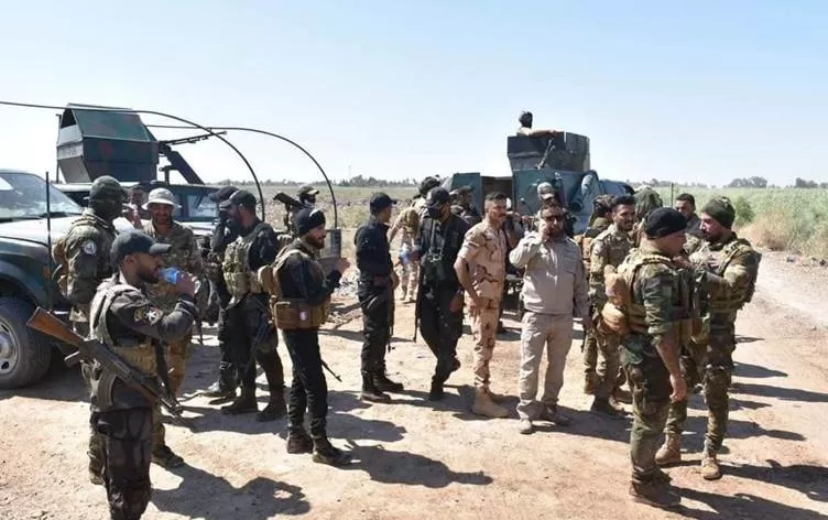 عناصر من داعش يهاجمون نقطة أمنية للحشد الشعبي في ديالى