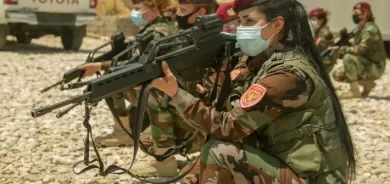 الجيش الأمريكي يشيد بمقاتلات البيشمركة