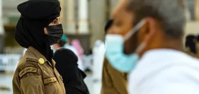 Jinên Siûdiyê di parastina ewlehiya heciyan de beşdar dibin