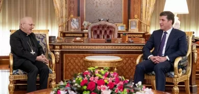 President Nechirvan Barzani receives Cardinal Louis Sako