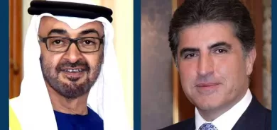 Kurdistan Region President receives congratulatory phone call from Crown Prince of Abu Dhabi