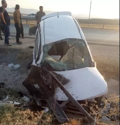 اصابة 4 اشخاص في حادث سير مروع غرب أربيل