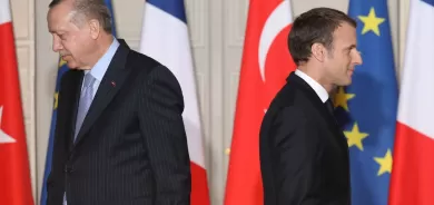 انقرة تستنكر لقاء الرئيس ماكرون بوفد 