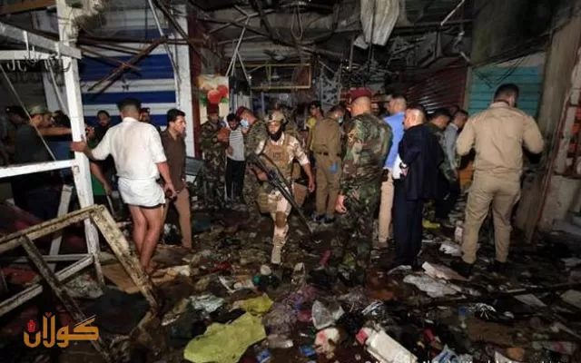 تيرۆريستانى داعش بەرپرسیارێتی خۆیان لە تەقینەوەکەی ئێوارەی دوێنێی ناوچەی سەدر ڕاگەیان