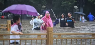 Li Çînê herî kêm 12 kes ji ber lehiyê mirin