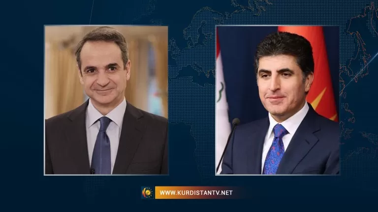 Serokê herêma Kurdistanê û Serok Wezîrê Yunanîstanê bi telefûnê peyvîn