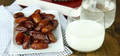 فوائد مذهلة لشرب الحليب مع التمر