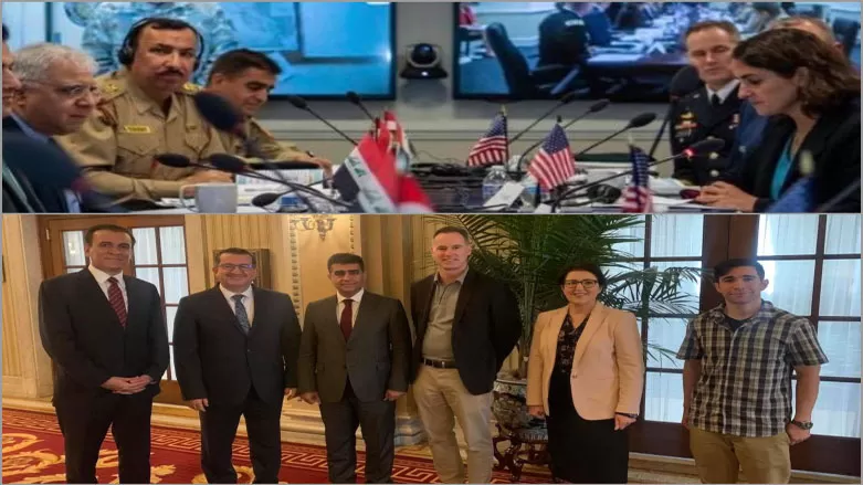 Nûnerê Wezareta Pêşmerge beşdarî diyaloga stratejîk a Amerîka û Iraqê dibe