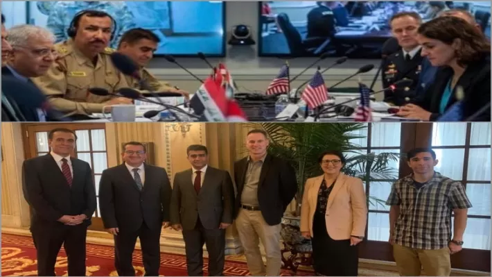 وفد عسكري من إقليم كوردستان يشارك في الحوار الاستراتيجي بين العراق وأمريكا