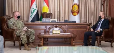 Şandeke  leşkerî ya Amerîkî  serdana wezareta  pêşmerge kir