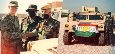 البيشمركة والتحالف الدولي يباغتان فلول داعش ويلحقان بها خسائر كبيرة