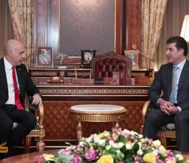 سه‌رۆكى هه‌رێمى كوردستان پێشوازى له‌ باڵيۆزى توركيا كرد