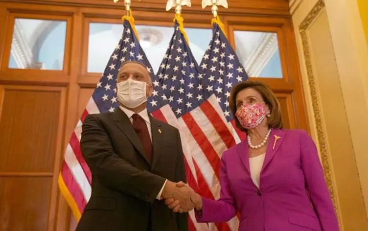 الكاظمي لبيلوسي: العراق ساعٍ لانتهاج سياسة التهدئة بالمنطقة ومحاربة الفساد