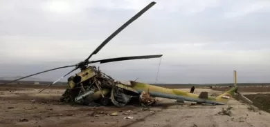 Helîkoptereke artêşa Iraqê li Xurmatûyê kete xwarê