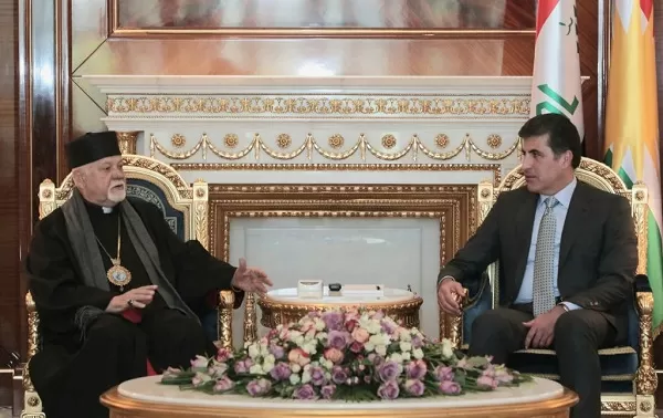 Kurdistan Region President receives Archbishop Asadourian