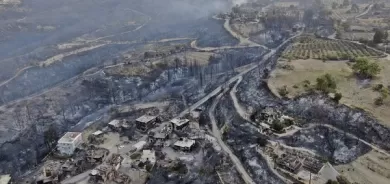 Wildfire rages for 2nd day in Lebanon, spreads to Syria