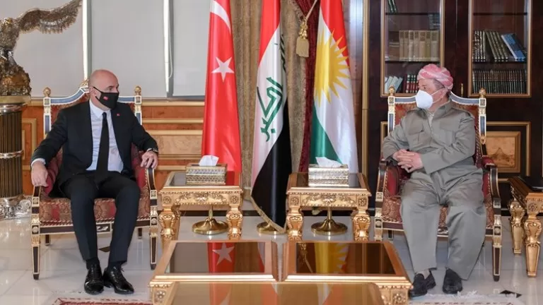 Serok Barzanî li gel balyozê Tirkiyeyê civiya