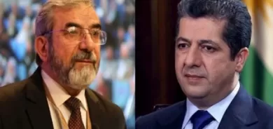 مسرور بارزاني يعزي الأمين العام للاتحاد الإسلامي الكوردستاني بوفاة شقيقته