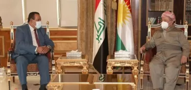 سەرۆك بارزانی پێشوازی لە شاندێكی باڵای حزبی ئومەی عێراقی دەكات