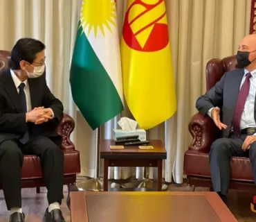 محمود محەمەد پێشوازی لە كونسوڵی ژاپون كرد