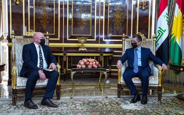 مسرور بارزاني يبحث مع السفير الفنلندي الانتخابات المقبلة