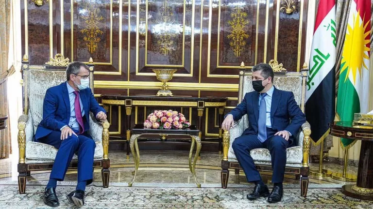 Serokwezîrê Kurdistanê û balyozê Yekîtiya Ewrûpayê civiyan