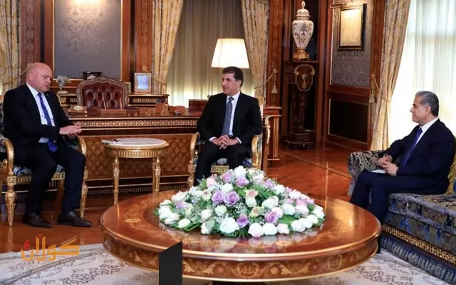 سه‌رۆكى هه‌رێمى كوردستان ماڵئاوايى له‌ نوێنه‌رى يه‌كێتيى ئه‌ورووپا له‌ هه‌ولێر و باڵيۆزى فينله‌ندا له‌ عيراق كرد