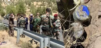 إبطال مفعول عبوة ناسفة على الطريق الرئيس بين العمادية وديرلوك