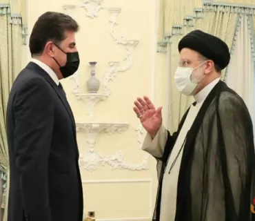 سه‌رۆك نێچيرڤان بارزانى له‌گه‌ڵ سه‌رۆك ئيبراهيم ڕه‌ئيسى كۆبووه‌وه‌