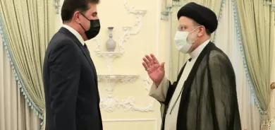 سه‌رۆك نێچيرڤان بارزانى له‌گه‌ڵ سه‌رۆك ئيبراهيم ڕه‌ئيسى كۆبووه‌وه‌