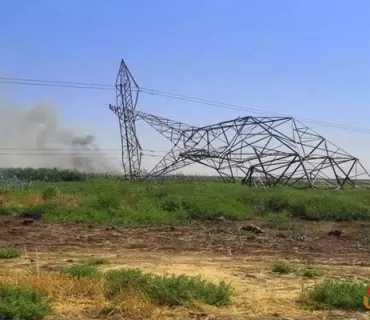 تەقاندنەوەی تاوەرەكانی كارەبا بەردەوامەو چاوەڕوان دەكرێت عێراق بەرەو تاریكستان بەرێت