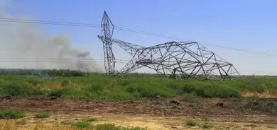 تەقاندنەوەی تاوەرەكانی كارەبا بەردەوامەو چاوەڕوان دەكرێت عێراق بەرەو تاریكستان بەرێت