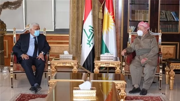 President Masoud Barzani meets PMF official