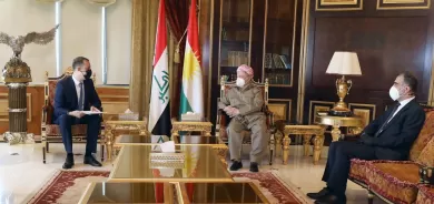 الرئيس بارزاني ودبلوماسي هنغاري يؤكدان على تعزيز العلاقات بين الجانبين