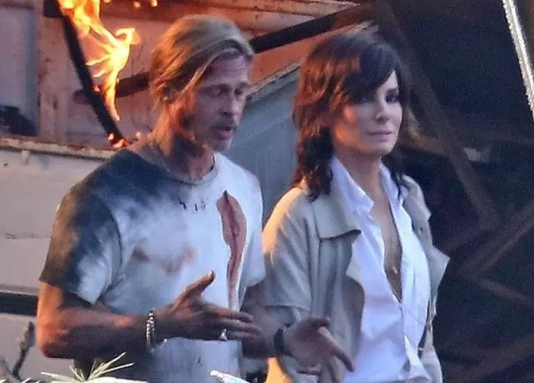 شەمەندەفەرێكی خێرا ساندرا و براد كۆ دەكاتەوە