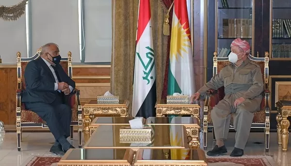 President Masoud Barzani welcomes Adel Abdul-Mahdi
