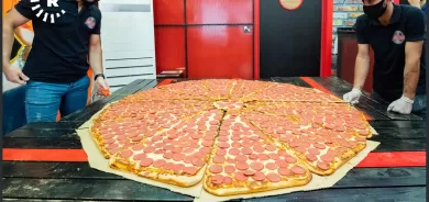 Pîzzaya herî mezin a Hewlêrê