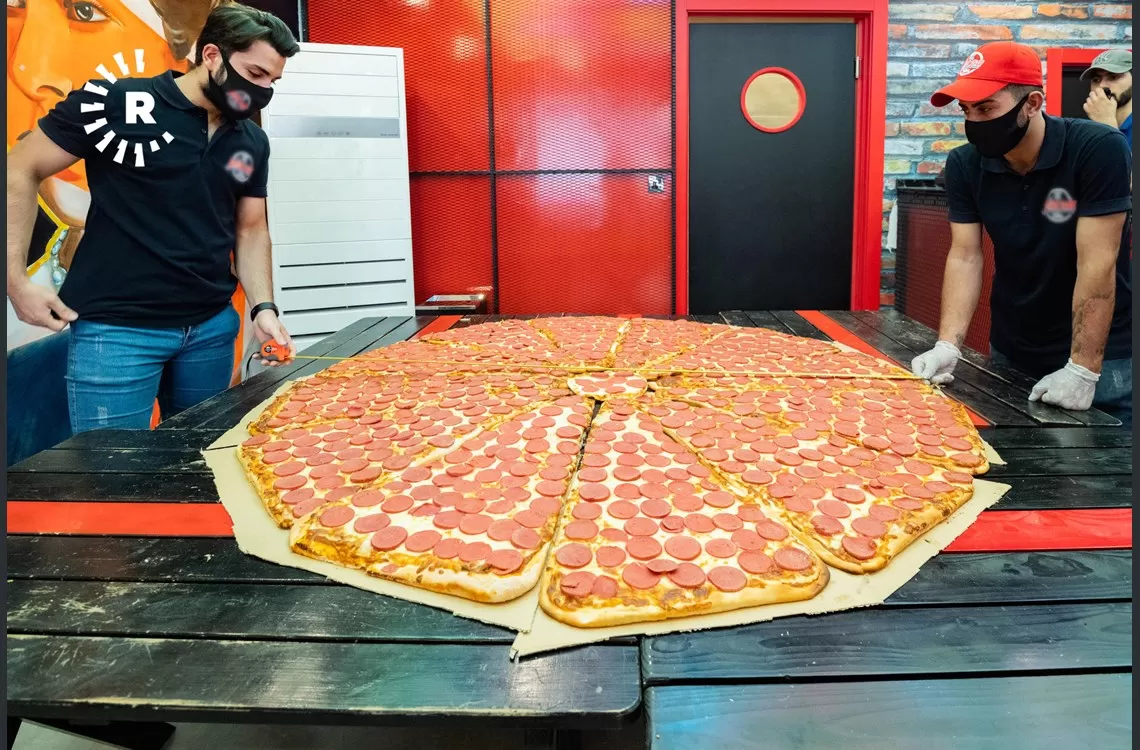 Pîzzaya herî mezin a Hewlêrê