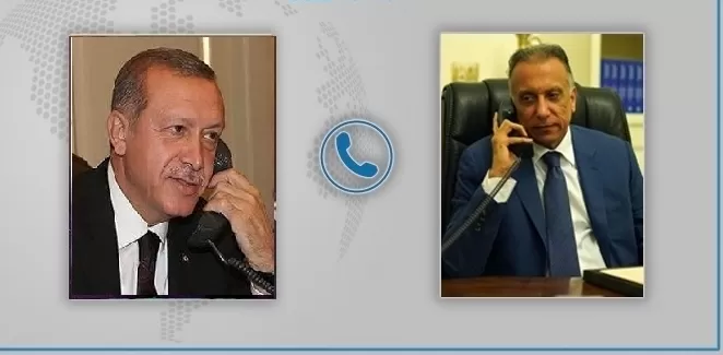 اردوغان للكاظمي : PKK يواصل انتشاره في سنجار ومخمور