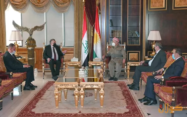 سەرۆك بارزانی پێشوازی لە ڕاسپێردراوی پێشووی پۆستی سەرۆكوەزیرانی عێراق دەكات