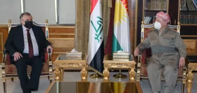 Serok Barzanî li gel Berbijêrê berê yê Serokwezîriya Îraqê civiya